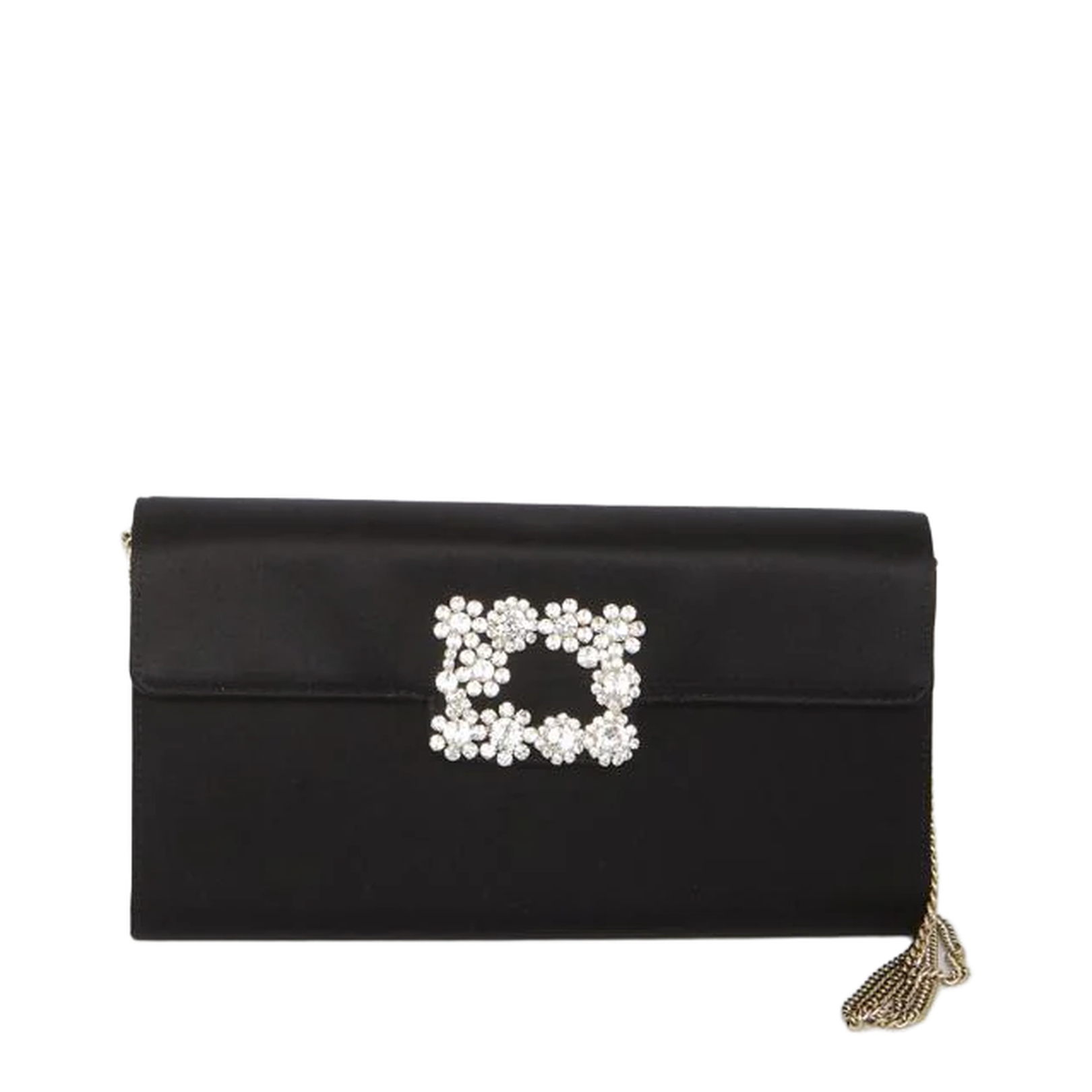 Flower Buckle Pouch Black - Image 1