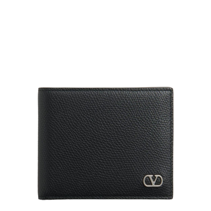 VLogo Signature Grainy Calfskin Wallet - Image 1