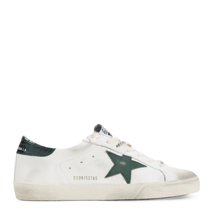 Super Star Nappa Upper Suede Toe and Tongue Leather Star Printed Leather Heel - Image 1