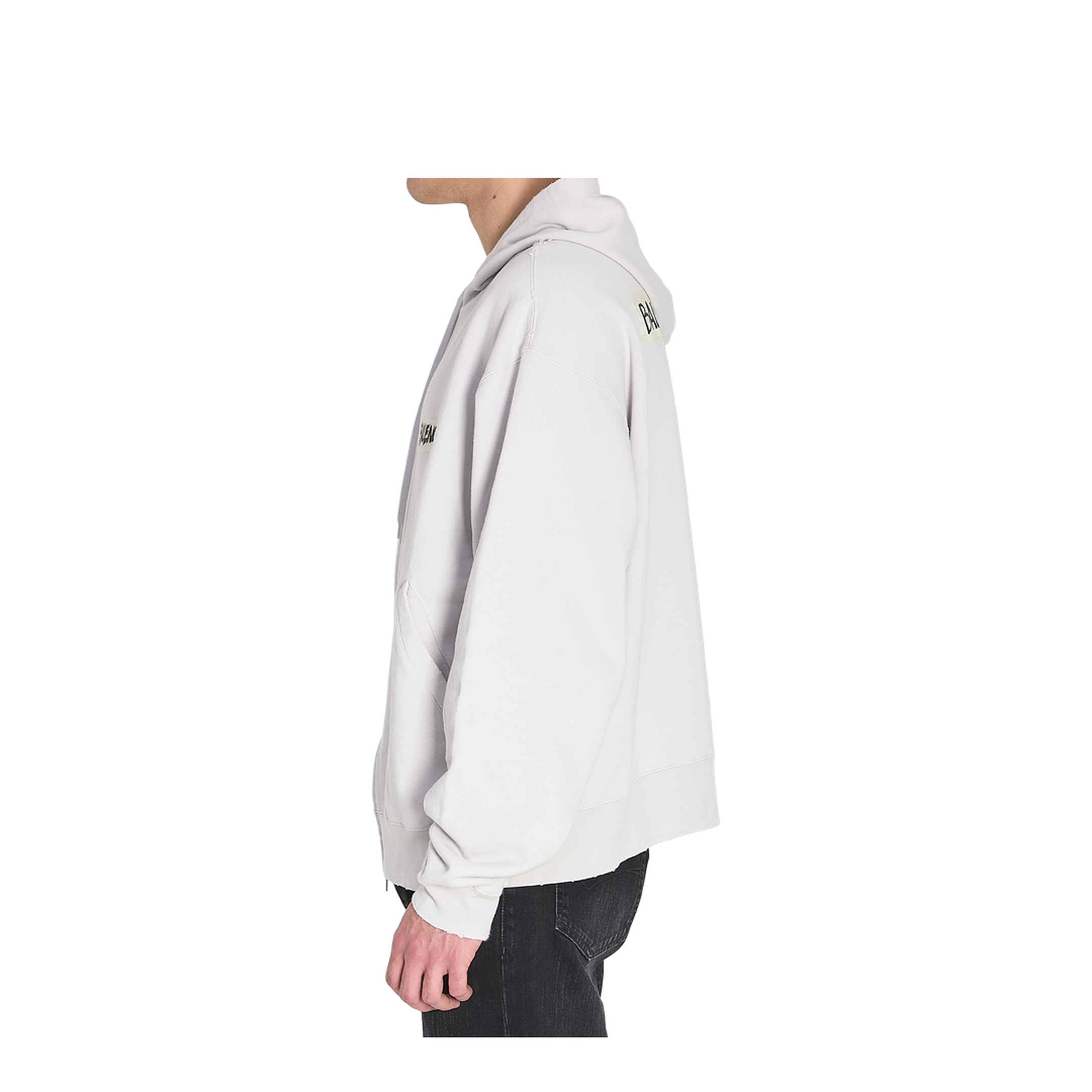 Masking Tape Zip-Up Hoodie - Image 3