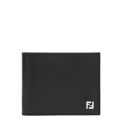 Squared Wallet Leather Black - Image 1