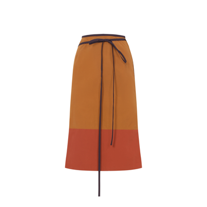 Nylon Midi Skirt - Image 2