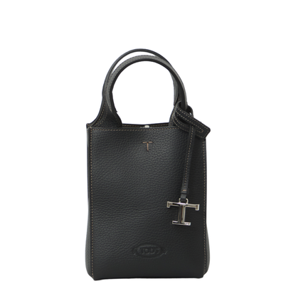 Voyou Medium Calfskin Bag - Black - Image 1