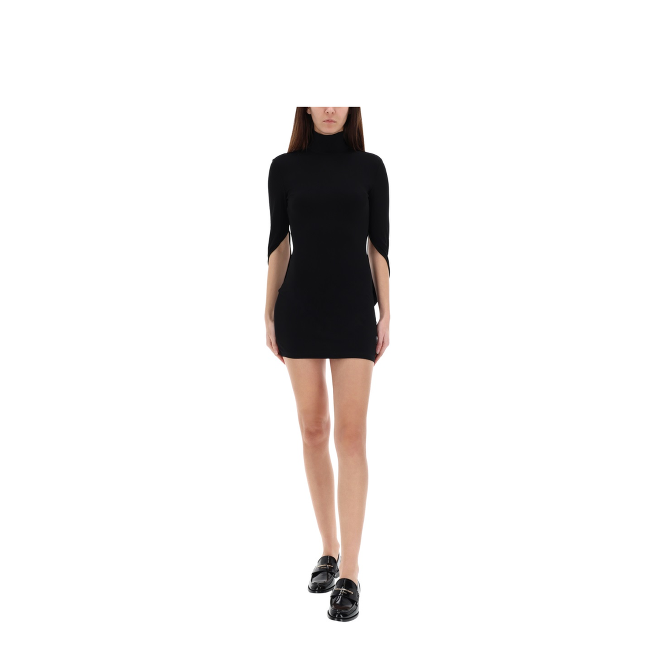 MINI DRAPED DRESS - Image 5