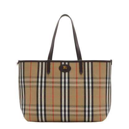 Bloomsbury Medium Calfskin Tote - Peat Brown / Sand - Image 3