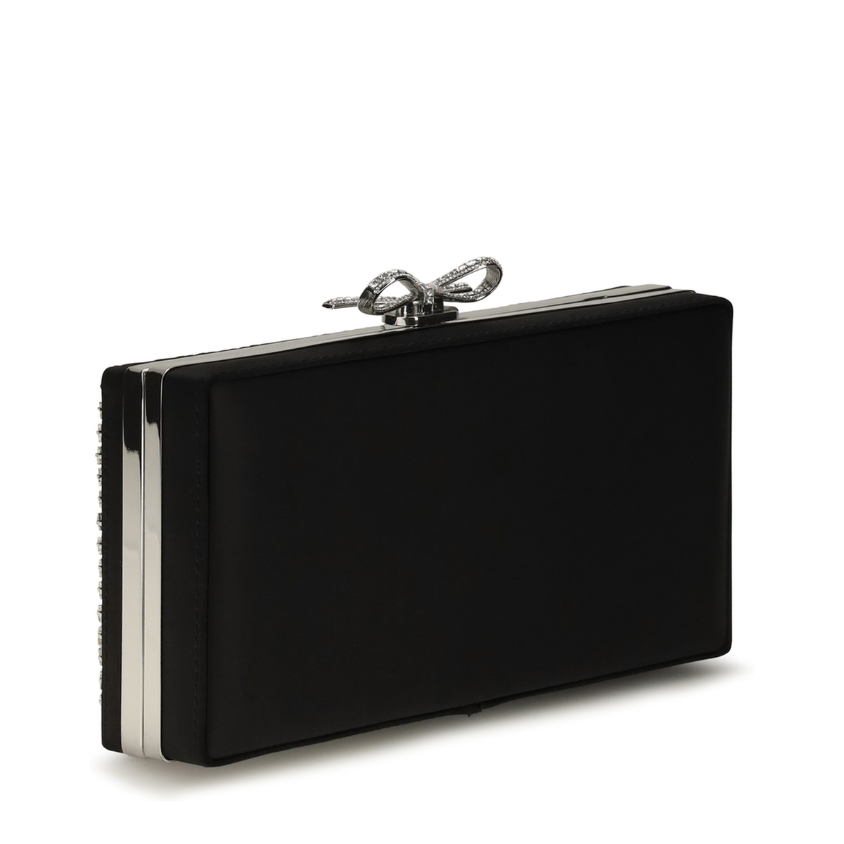 AQUA Crystal Clutch - Silver - Image 3