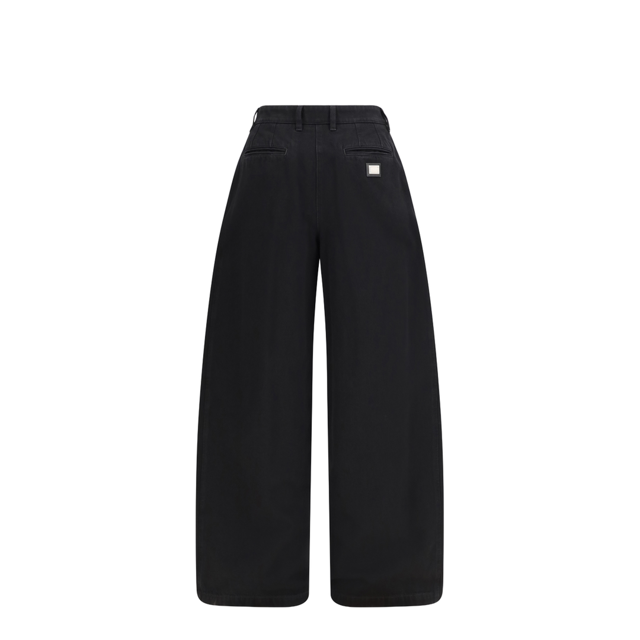 Wide-leg cotton Jeans - Image 2
