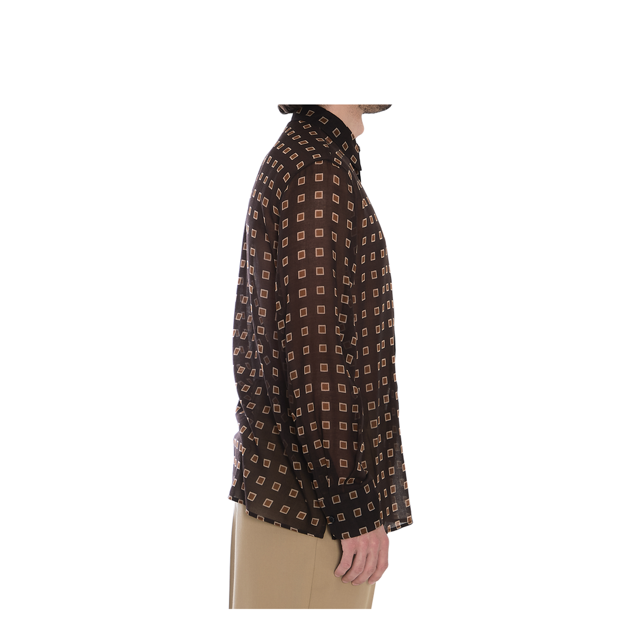 Shirt with geometric pattern - Image 3