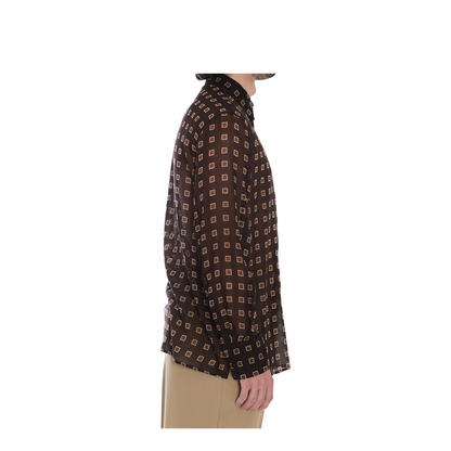 Shirt with geometric pattern - Image 3