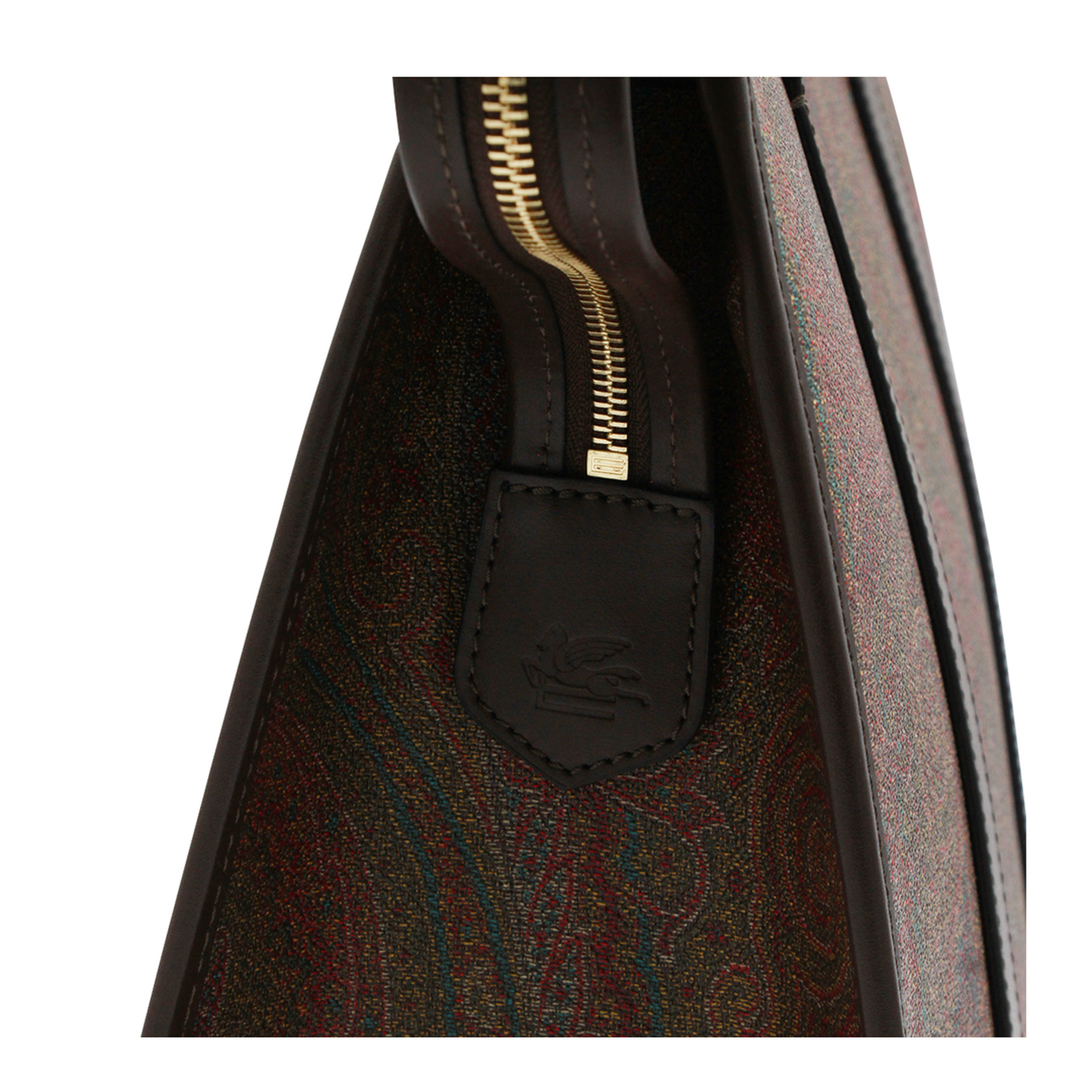 Arnica Paisley Jacquard Tote Bag - Brown - Image 7