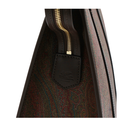 Arnica Paisley Jacquard Tote Bag - Brown - Image 7