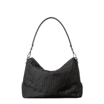 Large Fabric Black Bag - Image 3