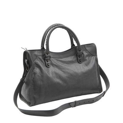 Medium Le City Handbag in Dark Grey - Image 2