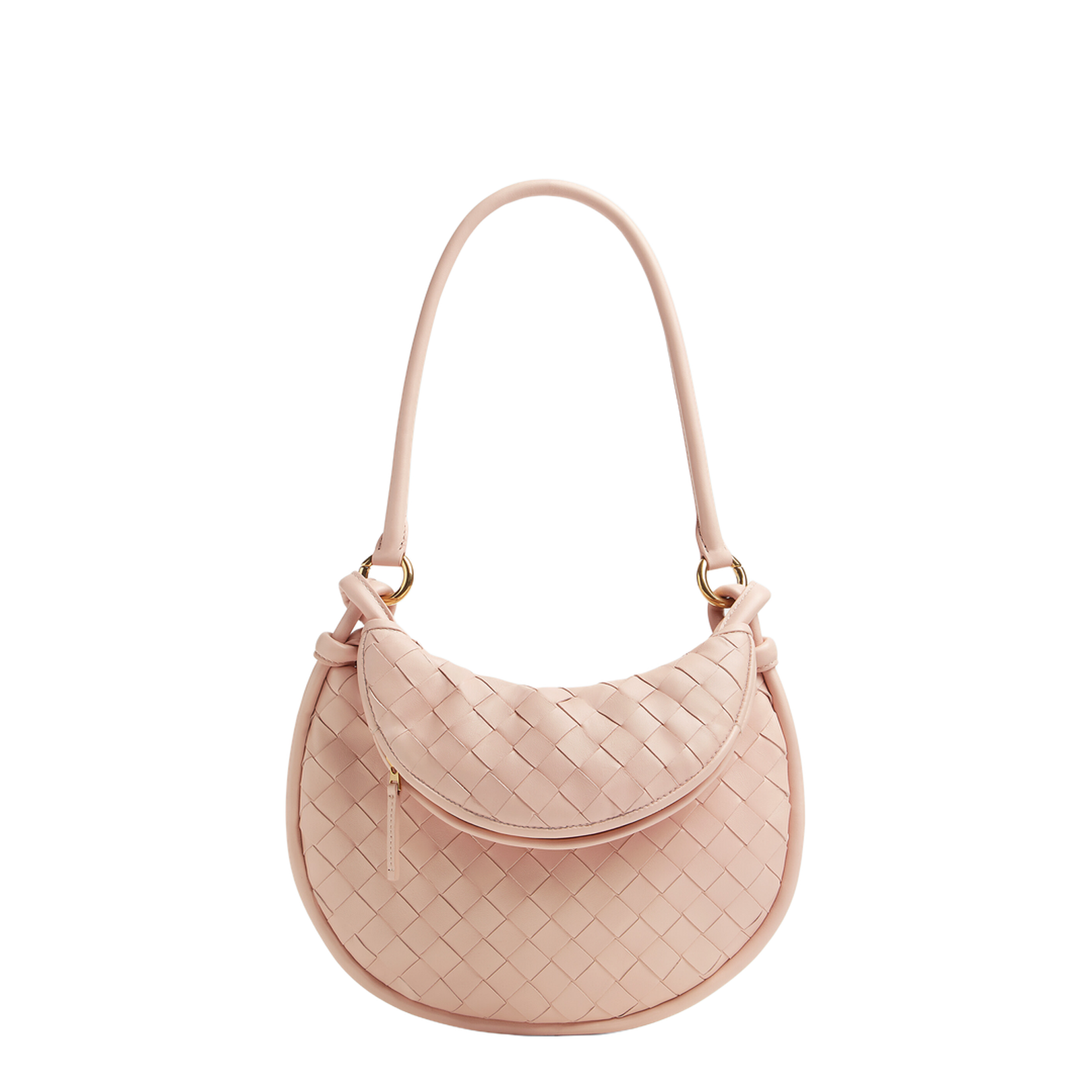 Gemeli Small Leather Shoulder Bags - Pink - Image 1