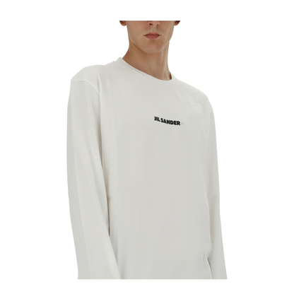 White Cotton T-Shirt - Image 4