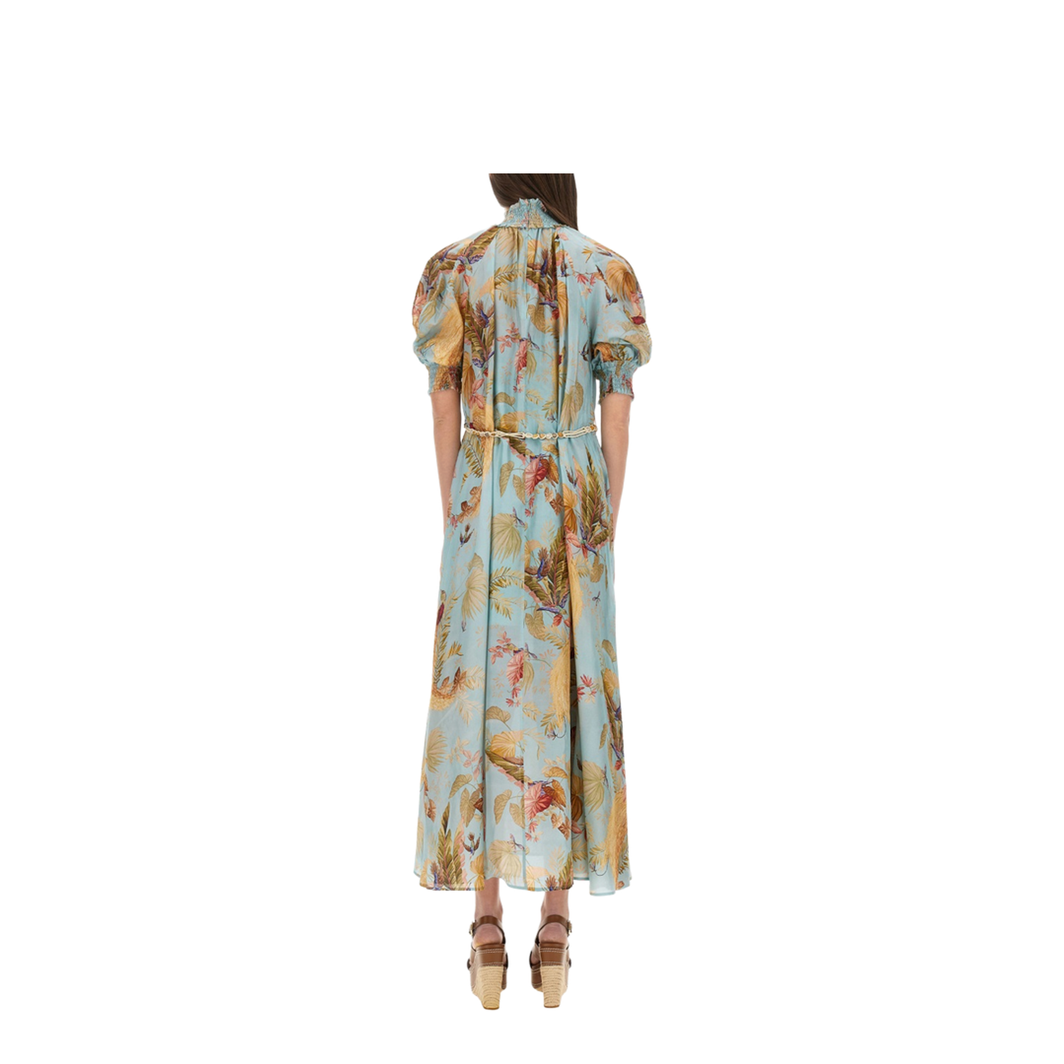 Ascension Printed Silk Dress - Image 3