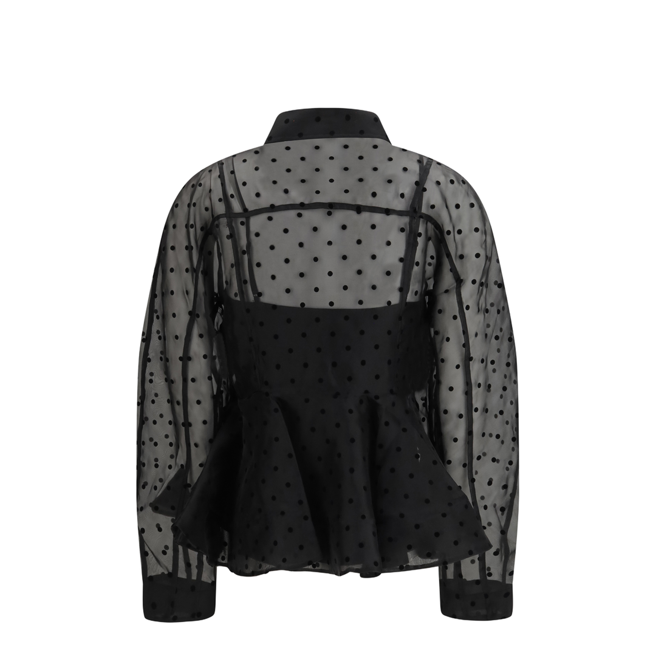Polka Dot Organza Shirt - Image 2