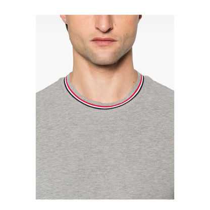 Cotton Waffle Rib Cuff Tee - Image 4