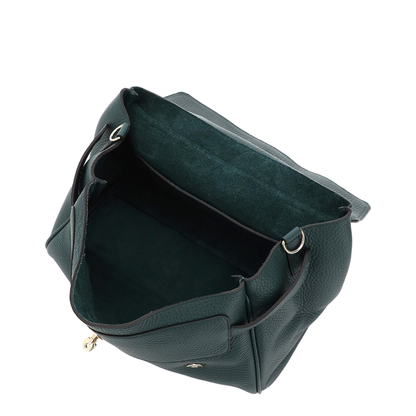 Alexa Heavy Green Leather Handbag - Image 2