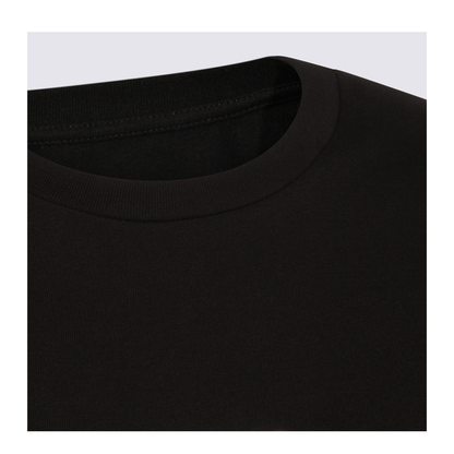 Black Cotton T-Shirt - Image 6