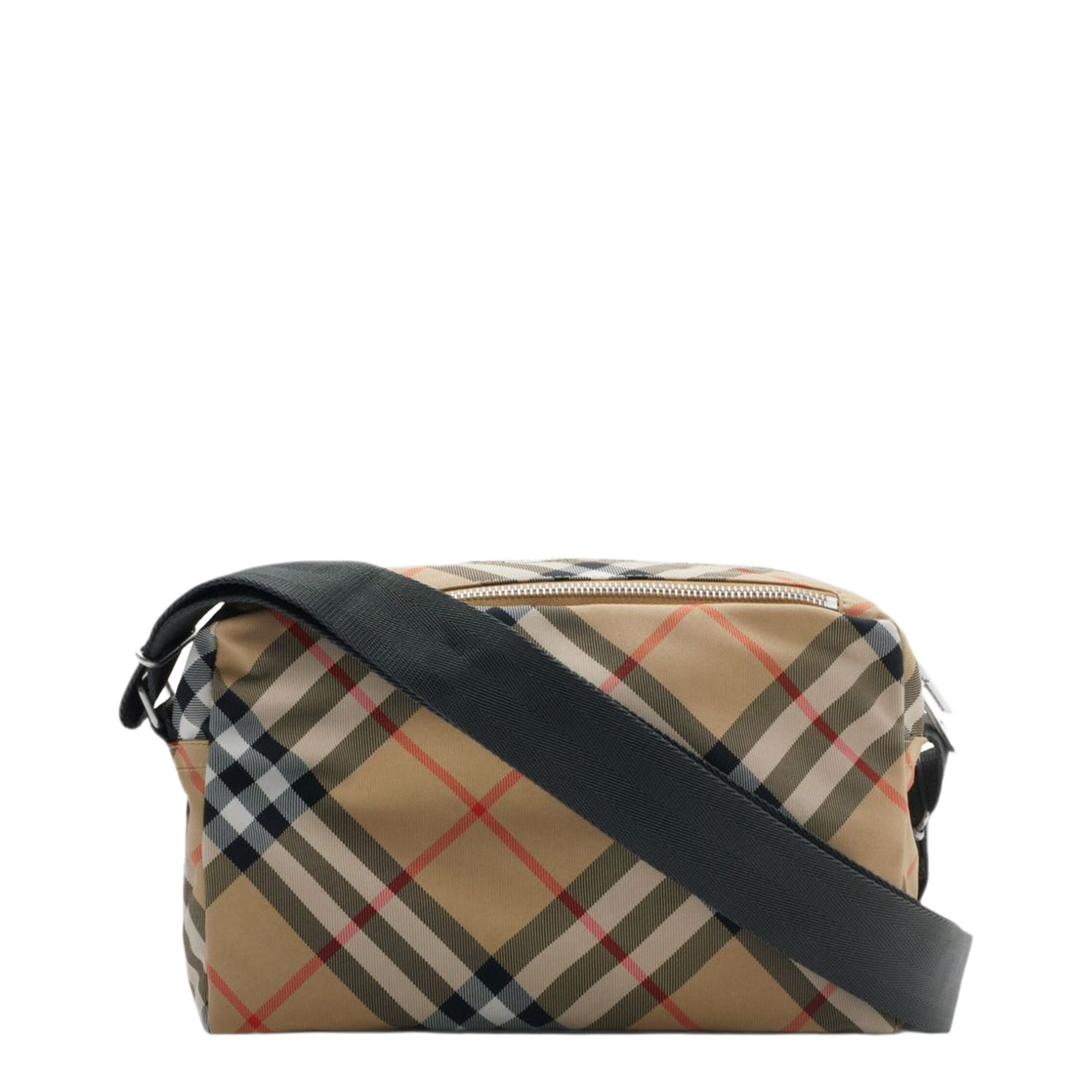 Check Crossbody Bag - Image 4