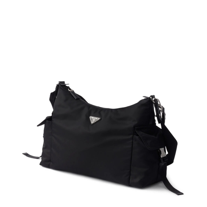 Explore Large Leather Shoulder Bag - Black - Image 2