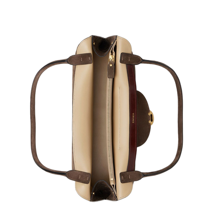 Vivian Medium Suede Shoulder Bag - Brown - Image 6