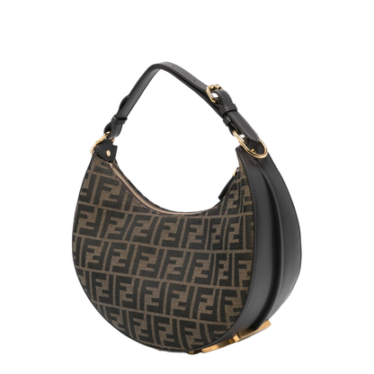 Fendigraphy Leather Shoulder Bags - Brown - Image 3