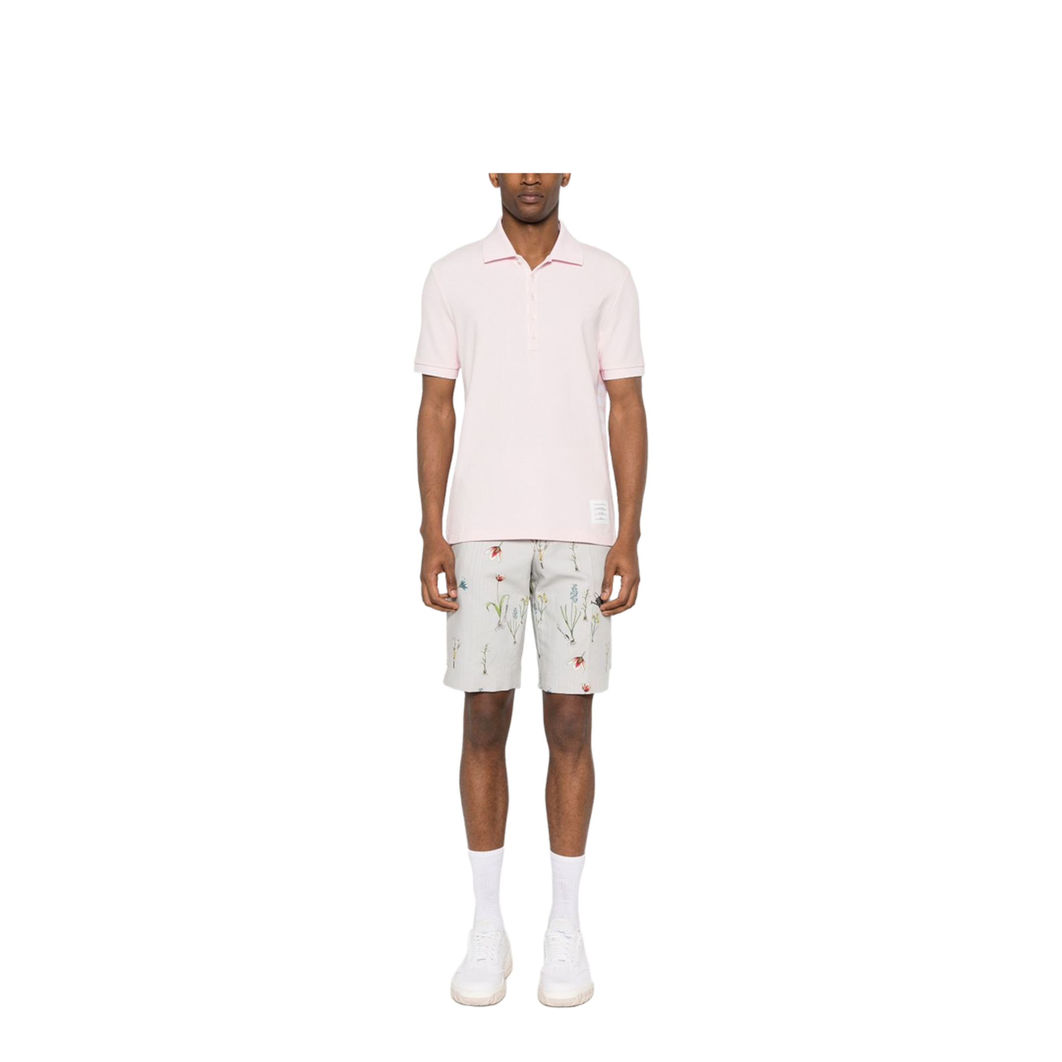 Pink Cotton Polo Shirt - Image 5