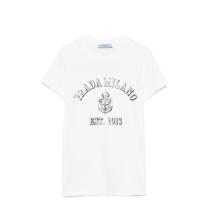 Logo Print Jersey T-Shirt - Image 1