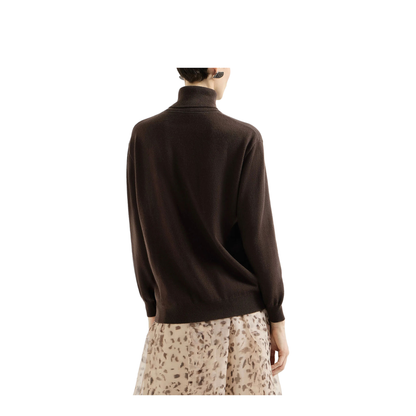 Cashmere Turtleneck Sweater with Pendant - Image 3