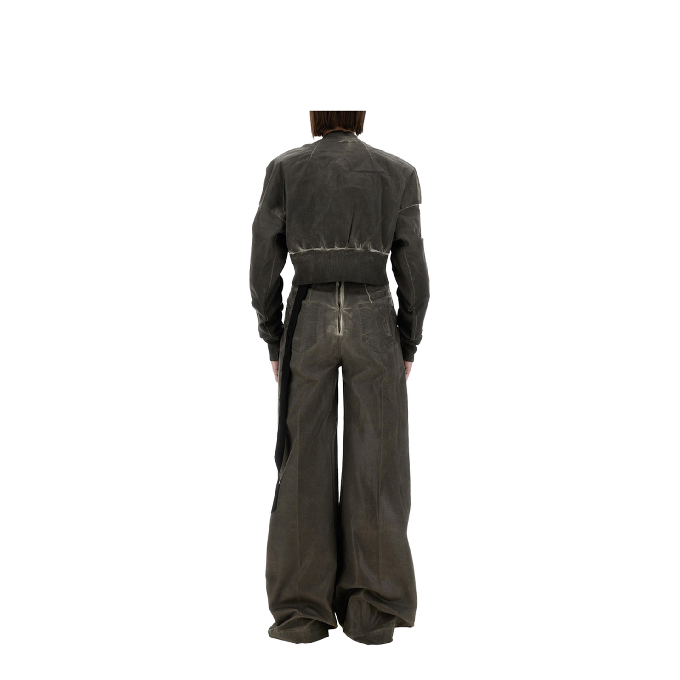 Cropped Bomber Jacket Flight JKT - Image 3