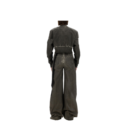 Cropped Bomber Jacket Flight JKT - Image 3