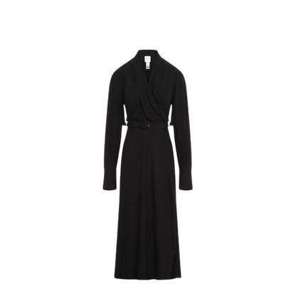 Draped Maxi Day Dress - Image 1