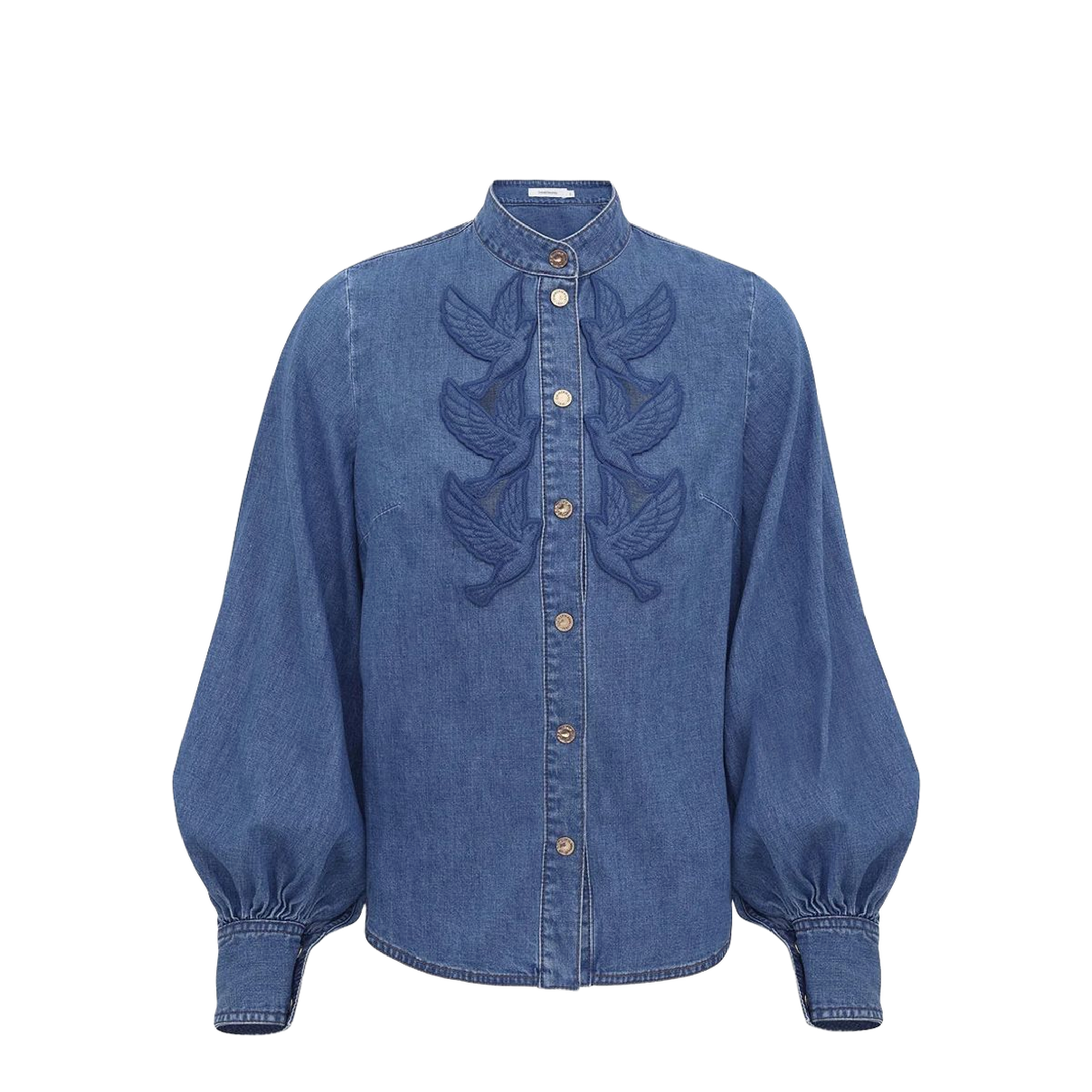 Denim Applique Shirt - Image 2