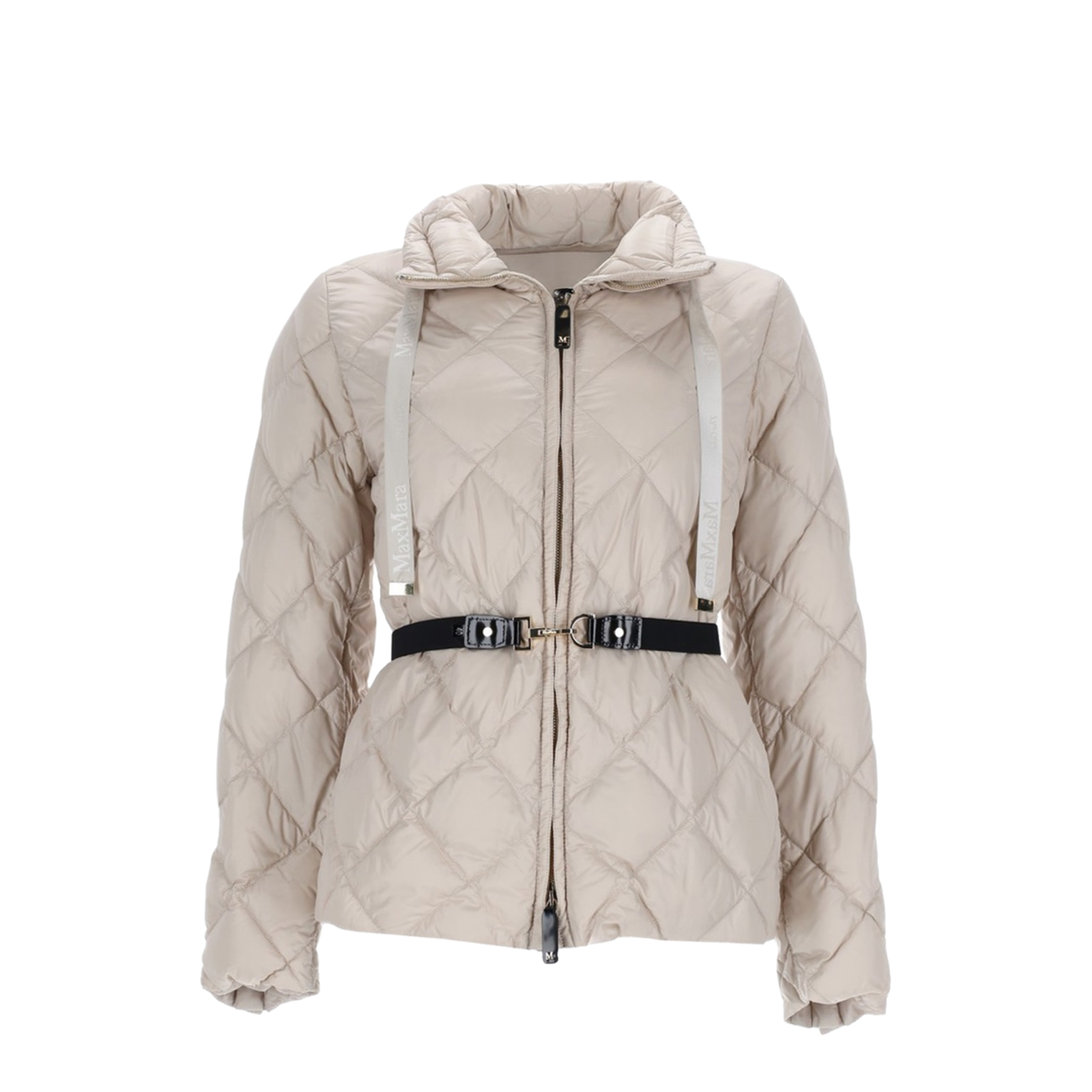 Quilted Jacket with Belt - Image 1