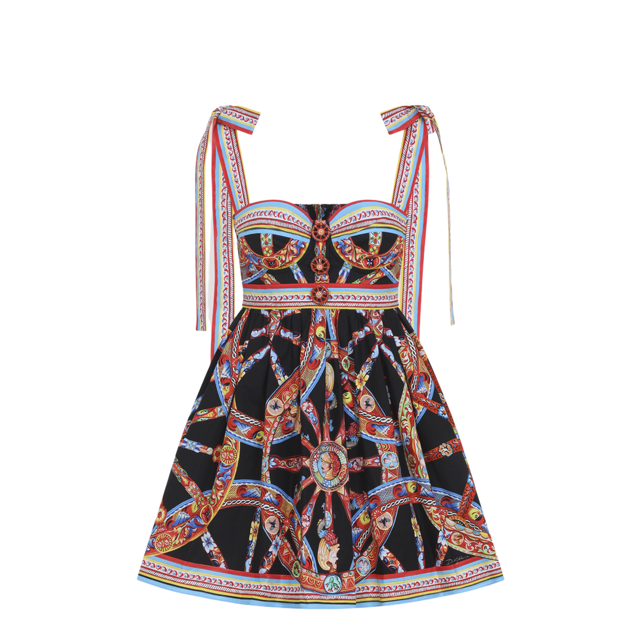 Popeline Carretto Mini Dress - Image 1