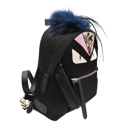 Monster Backpack
Black Nylon Leather Bag - Image 2