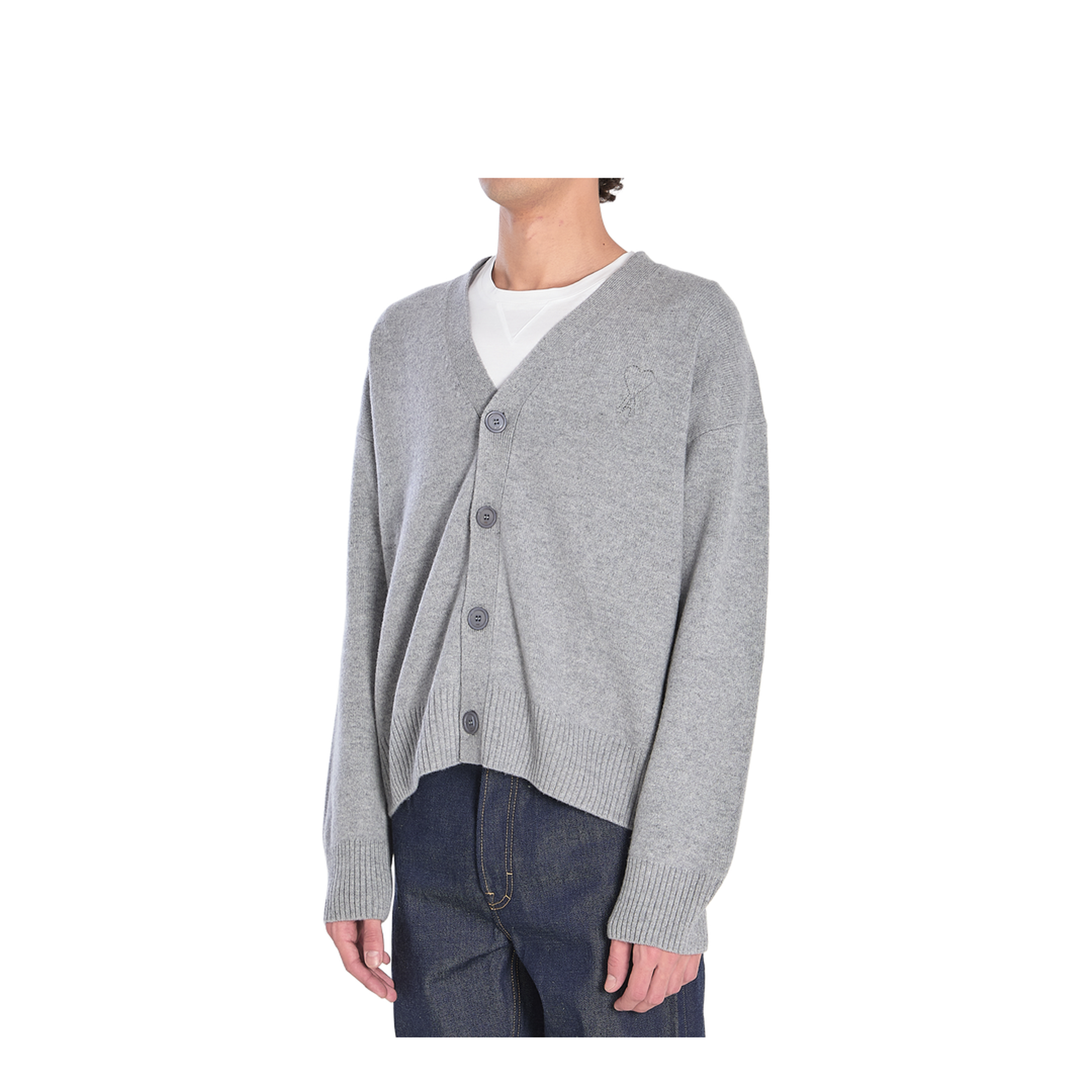 Ami De Coeur Cardigan Grey - Image 2