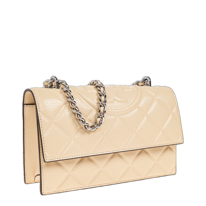 Fleming Small Shoulder Bag Beige - Image 4