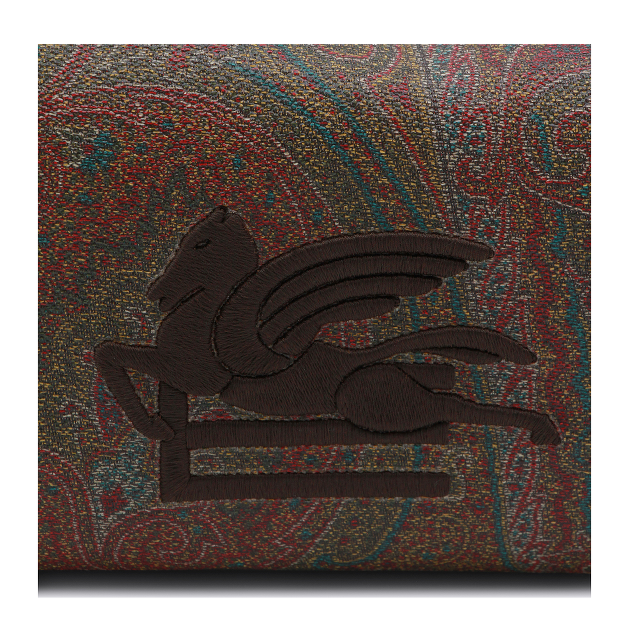 Arnica Medium Paisley Jacquard Pouch - Brown - Image 4