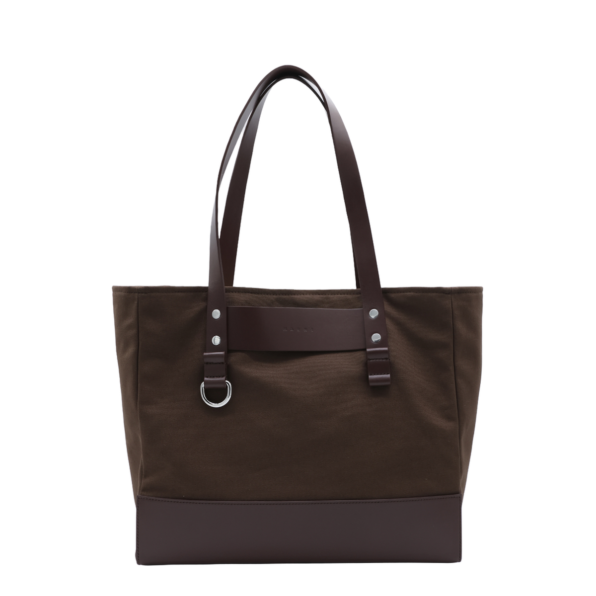 One Size Cotton Tote - Brown - Image 2