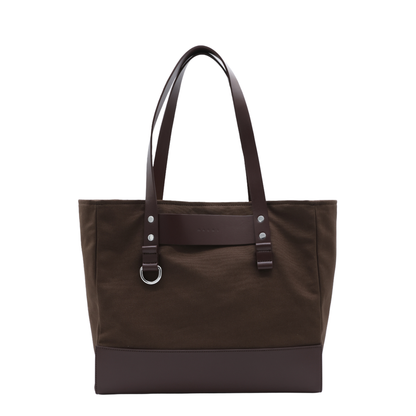 One Size Cotton Tote - Brown - Image 2