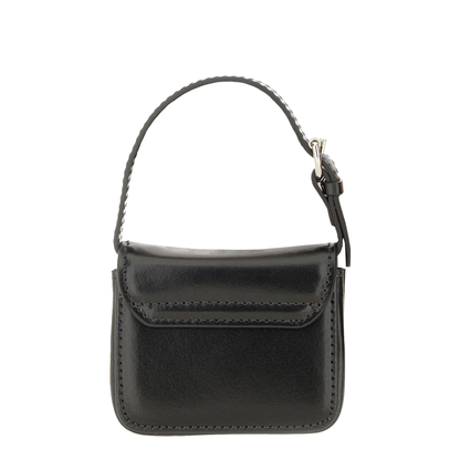 Linda Mini Leather Handbag - Black - Image 2
