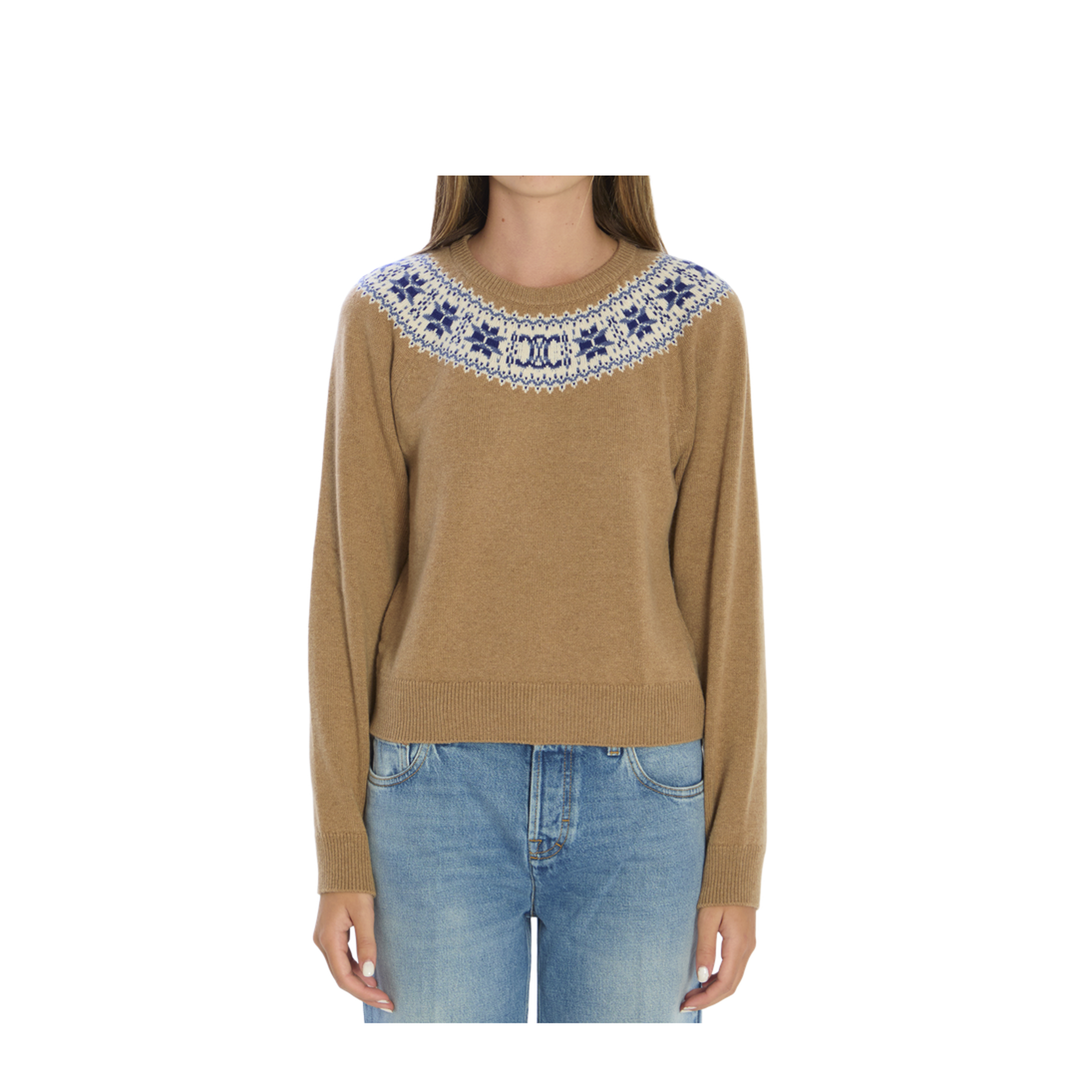 Fair Isle Knitwear Sweater - Image 1