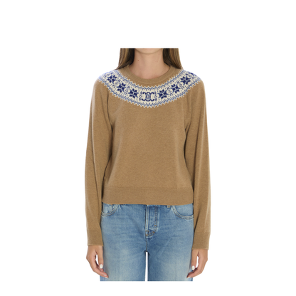 Fair Isle Knitwear Sweater - Image 1