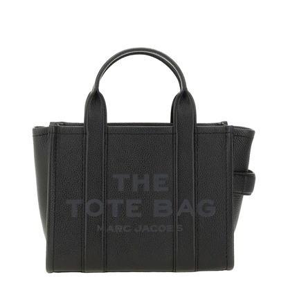 The Small Tote Bag Grainy Leather Bag in Black - Image 2