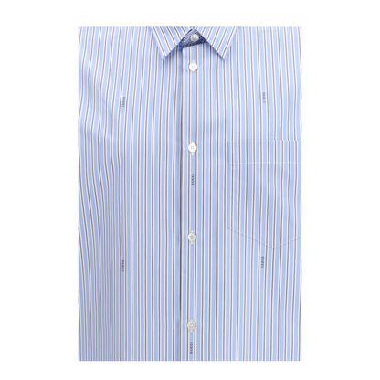 Striped Cotton Poplin Shirt - Image 3
