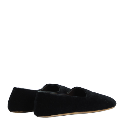 Ponti Velvet Slippers Black - Image 3