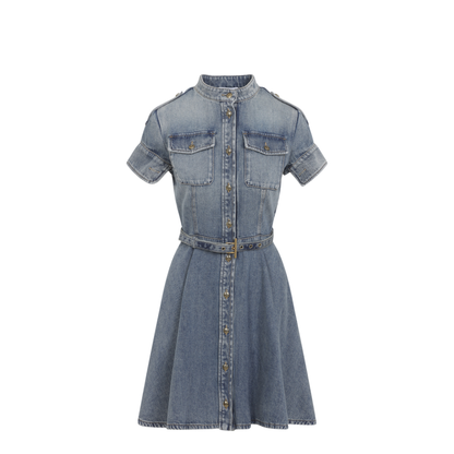 Denim Mini Dress - Image 2